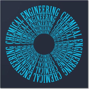 chemical engineer chemist engineering text Posters and Art